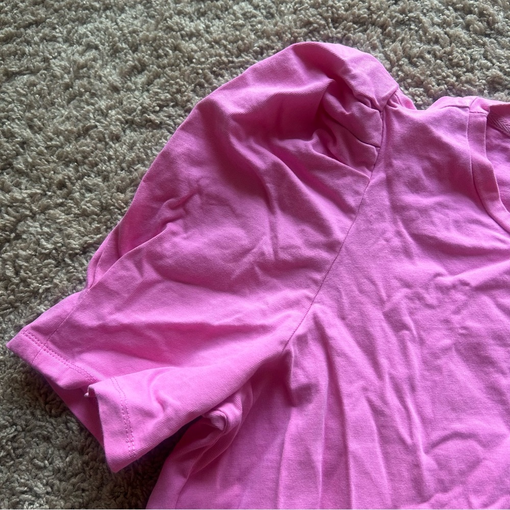 Pomander place Stella puff sleeve dress pink size XL Tuckernuck - Picture 4 of 4
